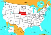 Where is Nebraska ~ World Of Map