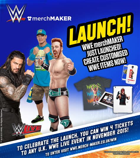 Wwe Launches New Custom Merch Get 10 Discount Today Ticketmaster