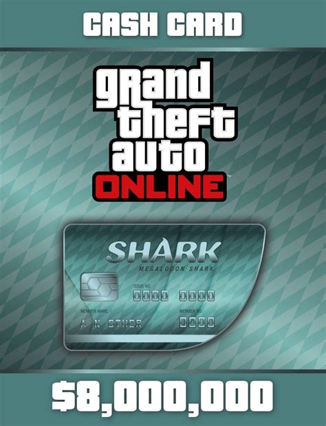 Grand Theft Auto Online The Megalodon Shark Cash Card Gamestop