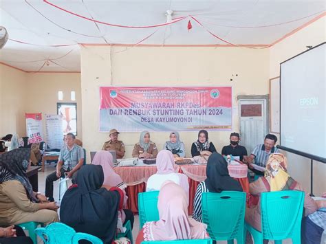 Desa Kayumoyondi Gelar Musyawarah RKPDes Dan Rembuk Stunting Tahun DetiKawanua Com