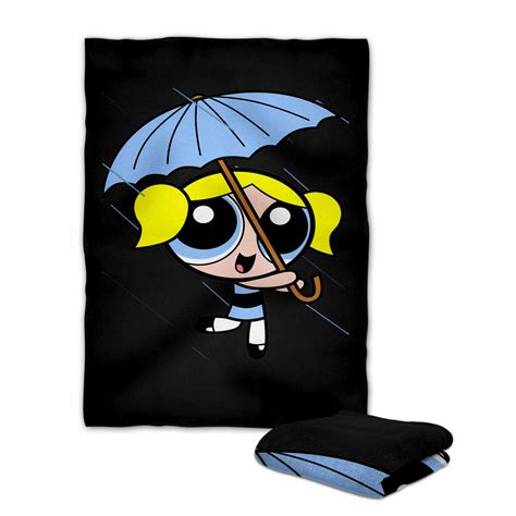 The Powerpuff Girls Blue Umbrella Blanket