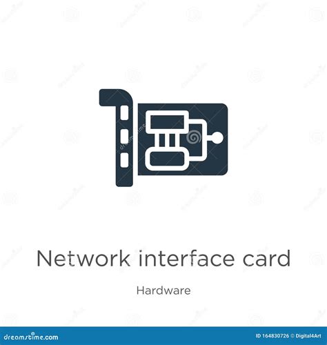 Network Interface Card Icon Vector Trendy Flat Network Interface Card