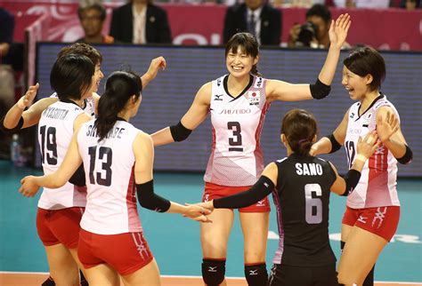 Shop volleyball gear from asics®. Saori Kimura, Miyu Nagaoka, Yuko Sano, Risa Shinnabe ...