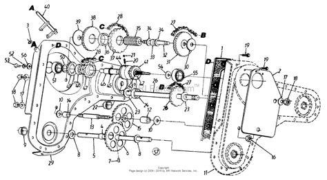 Mtd 215 420 016 1995 Parts Diagram For Gear Case Assembly