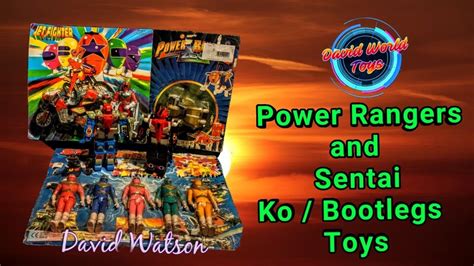 Tokusatsu Power Rangers And Sentai Ko Bootlegs Toys Youtube