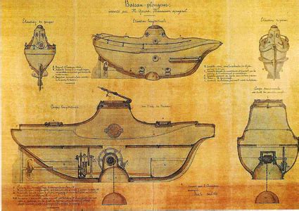 El primer submarino obra de un español