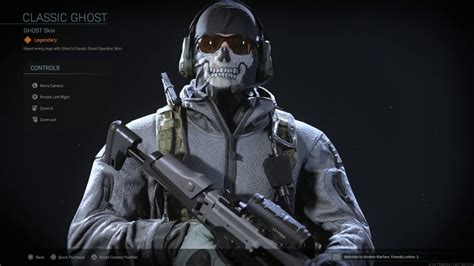 Mar 09, 2020 · kinda cool that we will have direct evolution skins in the game side by side with the next bp. MODERN WARFARE WARZONE: "NEW" CLASSIC GHOST SKIN SHOWCASE ...