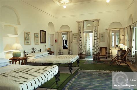 Bedroom Suite Neemrana Fort Palace Stock Photo