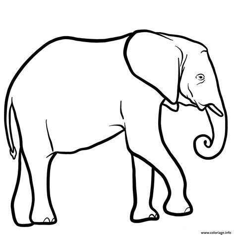 Dessin Elephant Afrique Coloriage Mere Elephant D Afrique Avec Son