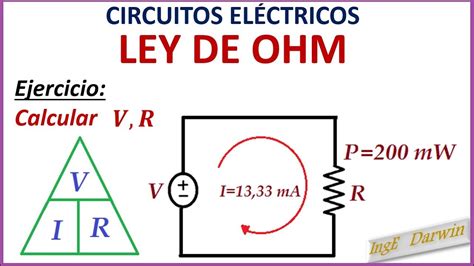 Ley De Ohm Caracter Stica Ejercicios Youtube