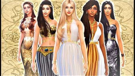 Greek Goddesses The Sims 4 Create A Sim Youtube