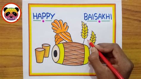 Baisakhi Drawing Baisakhi Drawing Easy Steps Baisakhi Festival