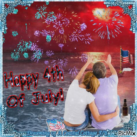 July 4th Couple Watching The Fireworks Pictures Photos And Images For