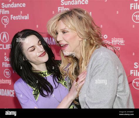 Frances Bean Cobain Courtney Love Attending The 2015 Sundance Film