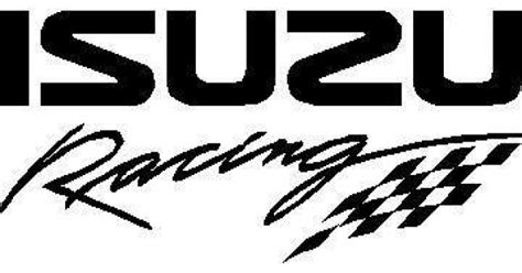Isuzu Racing Decal Sticker 02