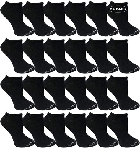 Yacht Smith Women S Black No Show Ankle Socks Size At