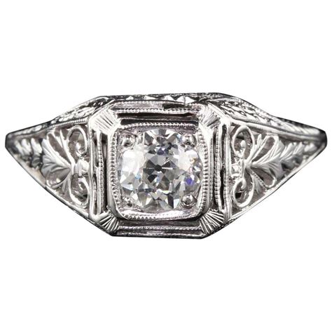 Antique Diamond Engagement Ring At 1stdibs