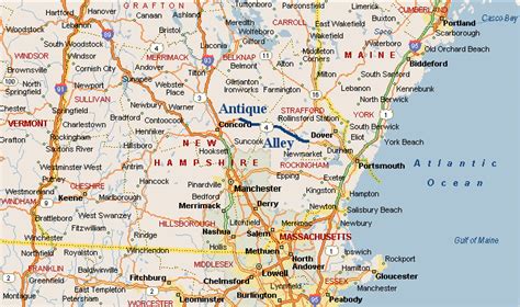 Map Of New Hampshire State Map Of America