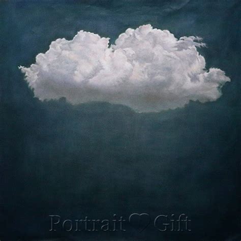 Abstract Cloud Oil Painting Portrait T