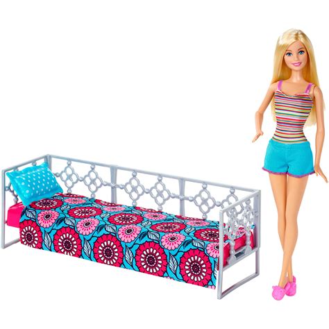 Barbie dolls living room barbie kitchen dollhouse furniture set. Barbie Doll and Bedroom Playset - Walmart.com - Walmart.com
