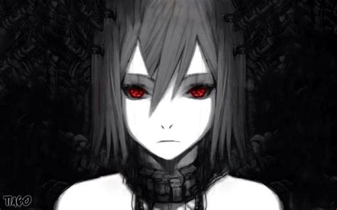 Anime Demon Girl Red Eyes Black Hair Metal Anime Pinterest Anime