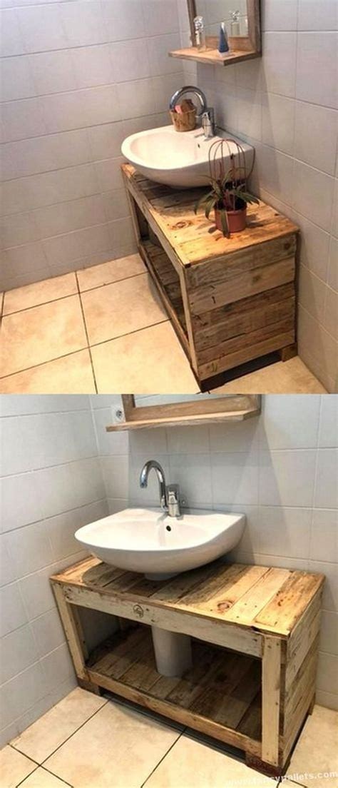 43 Excellent Diy Pallet Projects To Enhance The Bathroom Pallet
