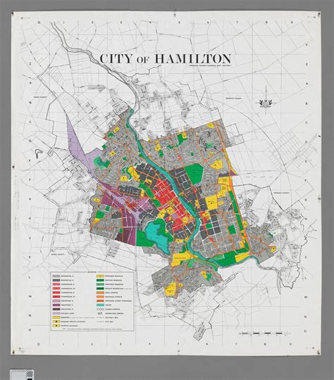 City Of Hamilton Approved District Planning Map Hamilton Libraries