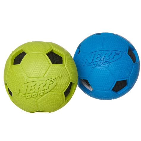 Nerf Soccer Ball Toy 2 Pack Squeaker Save 33