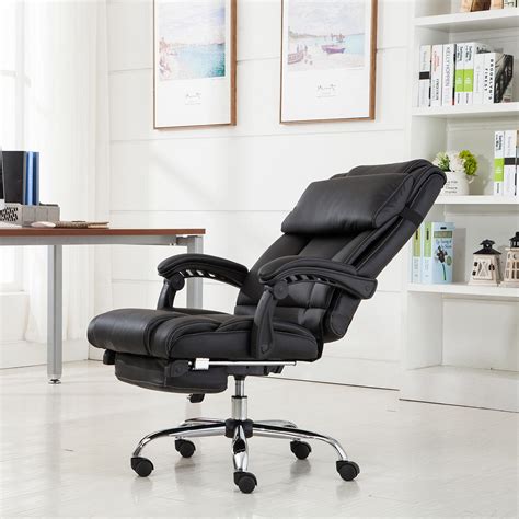 Amazon BELLEZE Executive Reclining Office Chair High Back PU