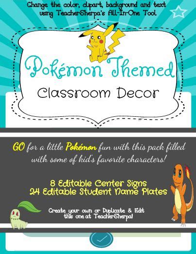 56 Pokemon Classroom Theme Ideas Pokemon Classroom Themes Classroom