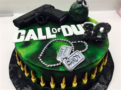 .then added a few sprinkles and an army dude. Call of duty cake | Call of duty cakes, Army birthday ...