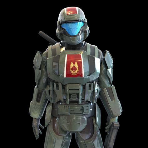 Halo Odst Armor Wearable 3d Model With Weapon Etsy