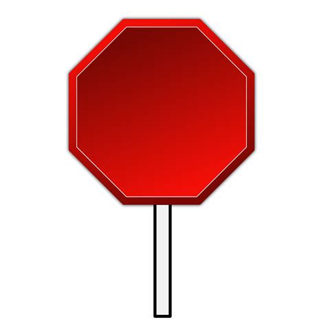 Stop Sign Flat Transparent Png Svg Vector File