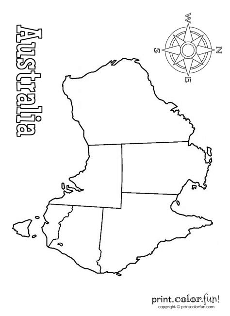 Printable blank world map ks2 thanks for visiting my blog, article above(printable map ks2) published by admin at january, 26 2020. Blank map of Australia coloring page - Print. Color. Fun!