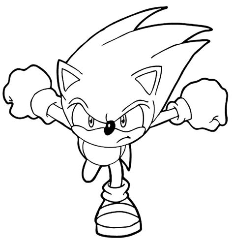 Desenhos De Sonic Para Colorir Como Fazer Em Casa