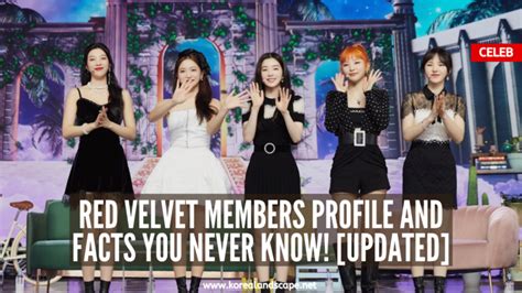 Red Velvet Members Profile And Fun Facts You Never Know Updated
