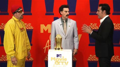 Mtv Movie And Tv Awards 2021 Sacha Baron Cohens Hilarious Skit With