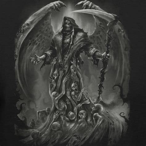 Grim Reaper Soul Cloak Fashion T Shirt Grim Reaper Drawing Grim Reaper