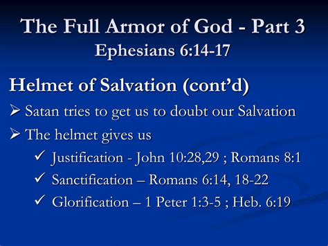 Ppt The Full Armor Of God Part 3 Ephesians 614 17 Powerpoint