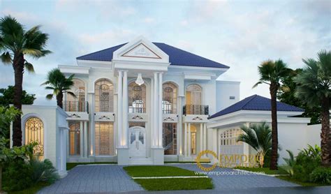 Desain Rumah Klasik Nan Megah Dan Mewah