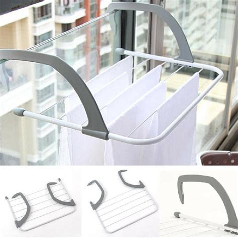 Folding Drying Rack Outdoor Portable Cloth Hanger Balcony In South