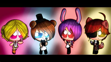 Five Night At Freddys In Ppg ~ Ppg Speedpaint ~ Youtube