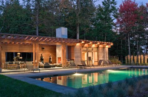 5 Obsessions Guest Cottages And Poolhouses Modern Pool House Pool