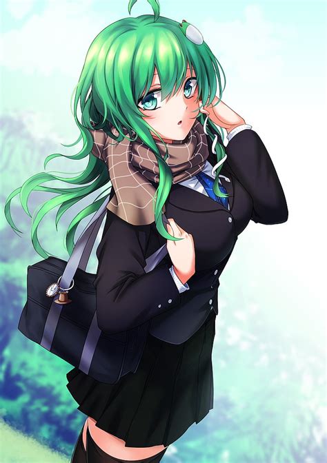 Anime Chicas Anime Touhou Kochiya Sanae Cabello Largo Cabello