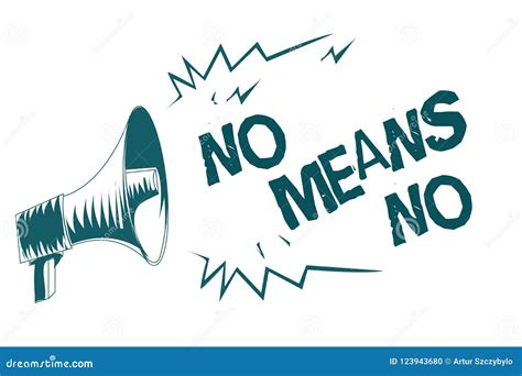 No Means No Sexual Harassment Sexual Violence Prevention Social Issue Poster Vector