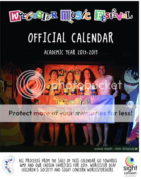 Worcester Music Festival Naked Band Calendar For Charity Festival