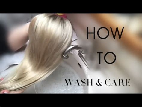 Do not touch a wig cap. How to Wash & Care Synthetic Wig - YouTube