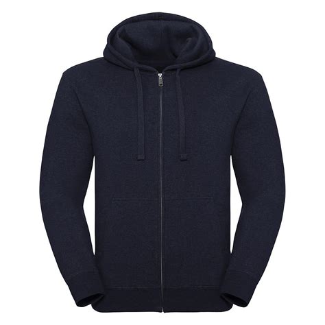Russell Mens Authentic Zipped Hoodie R263m Workwear Supermarket