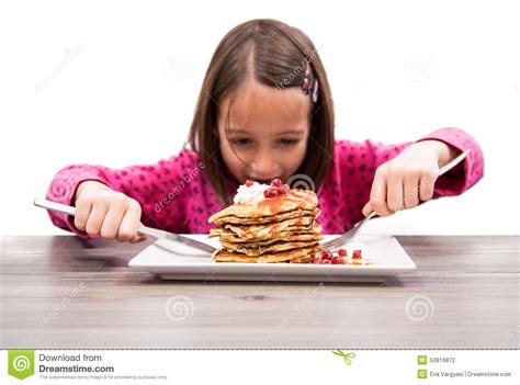 Hungry girl stock photo. Image of currants, raspberries - 50816872
