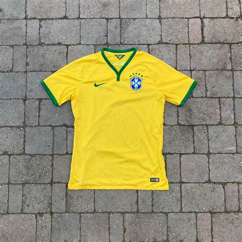 Nike Authentic 2014 Nike Brazil National Team Soccer Jersey Large Grailed